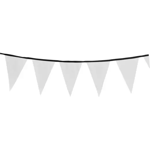 Sublimated Single-Sided Polyester Triangle Bunting - 10m Unbranded
